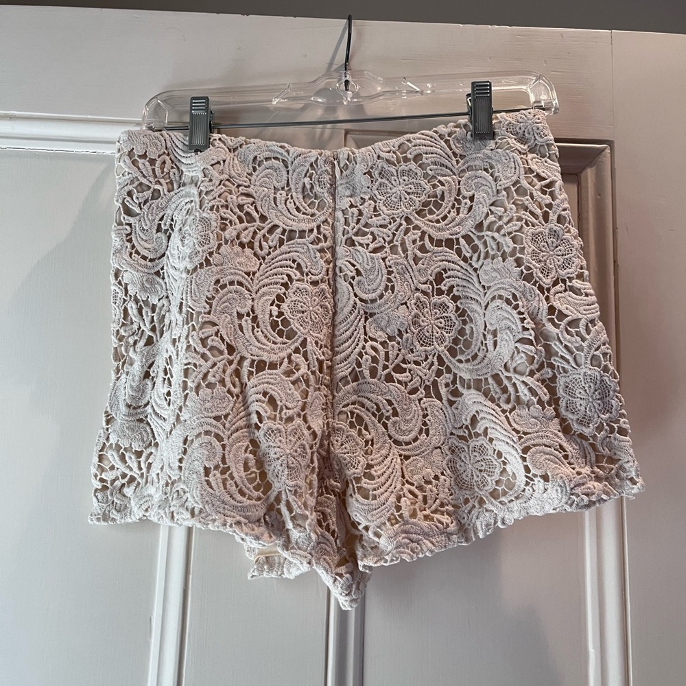 Ark and Co crochet short shorts